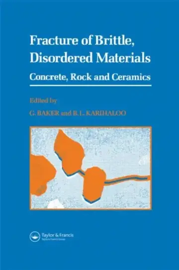 Cover of Fracture of Brittle Disordered Materials