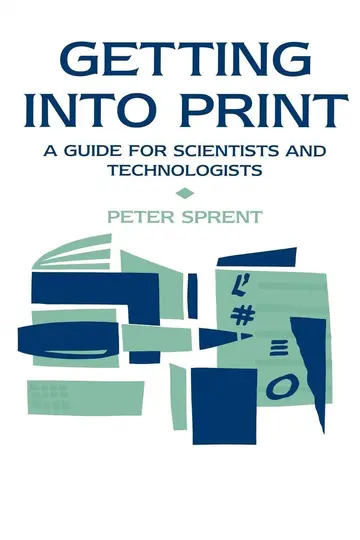 Cover of Getting into Print