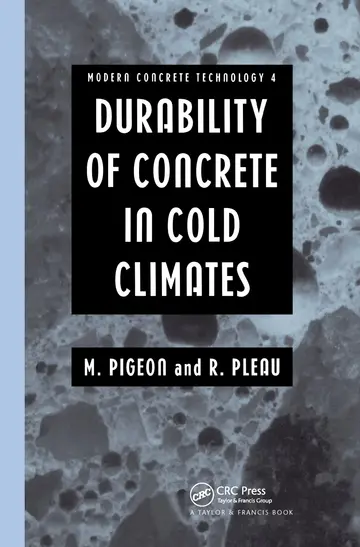 Cover of Durability of Concrete in Cold Climates