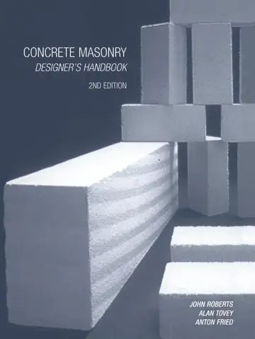 Cover of Concrete Masonry Designer's Handbook