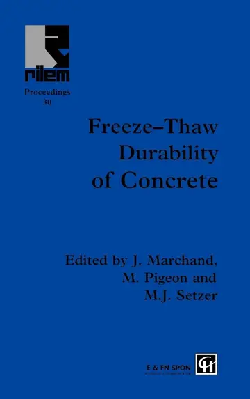 Cover of Freeze-Thaw Durability of Concrete