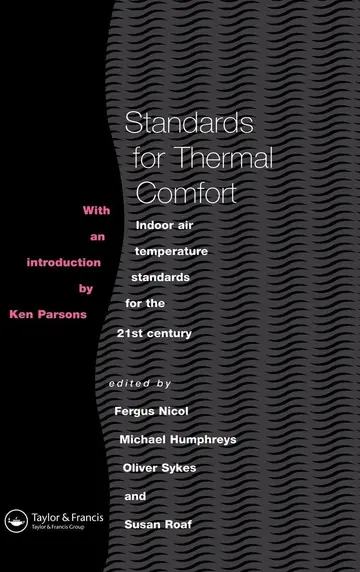 Cover of Standards for Thermal Comfort