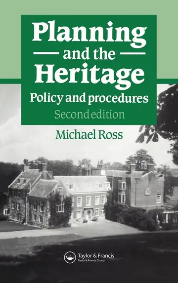 Cover of Planning & the Heritage