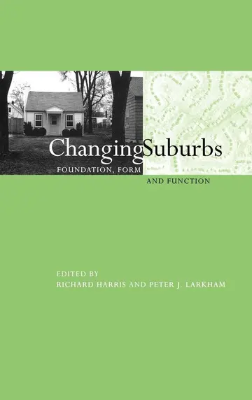 Cover of Changing Suburbs