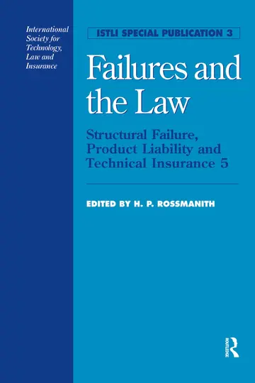 Cover of Failures and the Law