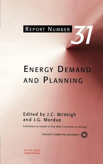 Cover of Energy Demand and Planning