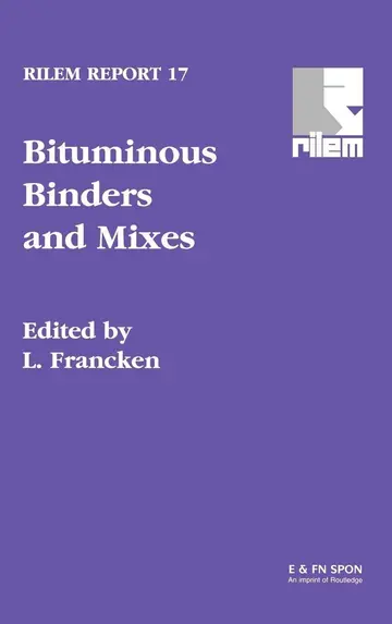 Cover of Bituminous Binders and Mixtures