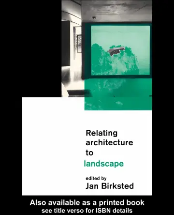 Cover of Relating Architecture to Landscape