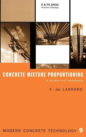 Cover of Concrete Mixture Proportioning