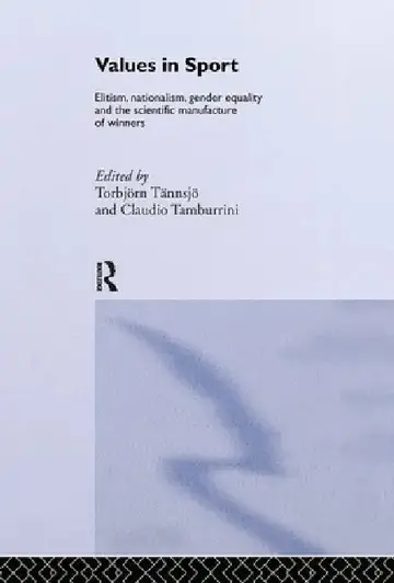 Cover of Values In Sport
