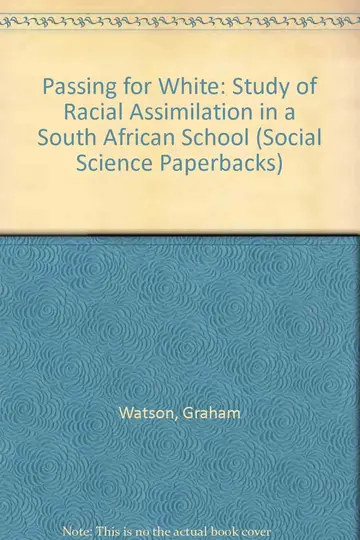 Cover of Passing for White