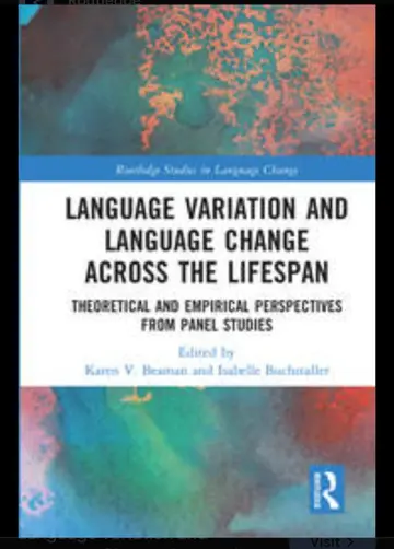 Cover of Language Variation and Language Change Across the Lifespan