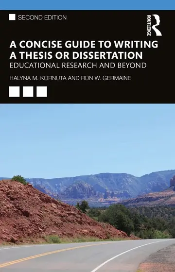 Cover of A Concise Guide to Writing a Thesis or Dissertation