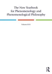 Cover of The New Yearbook for Phenomenology and Phenomenological Philosophy