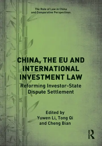 Cover of China, the EU and International Investment Law
