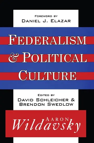 Cover of Federalism and Political Culture