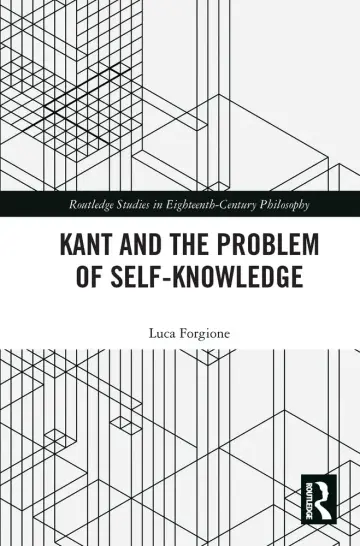 Cover of Kant and the Problem of Self-Knowledge
