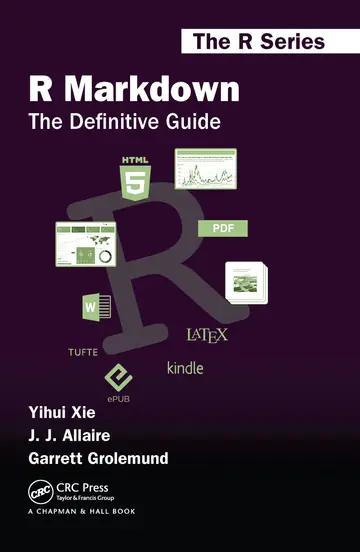 Cover of R Markdown