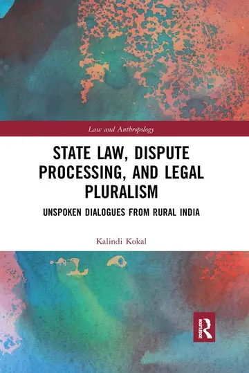 Cover of State Law, Dispute Processing and Legal Pluralism