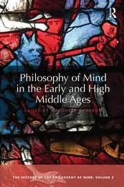 Cover of Philosophy of Mind in the Early and High Middle Ages