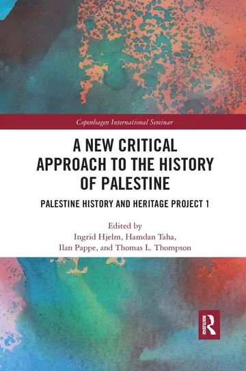 Cover of A New Critical Approach to the History of Palestine