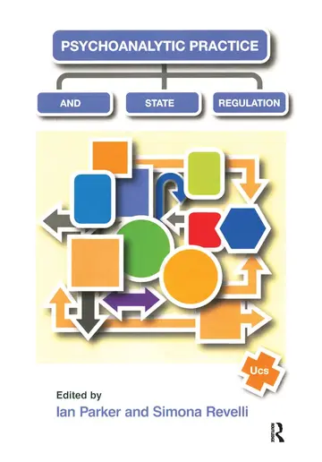 Cover of Psychoanalytic Practice and State Regulation