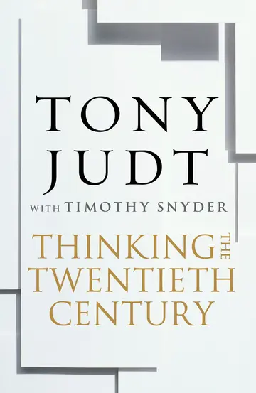 Cover of Thinking the Twentieth Century