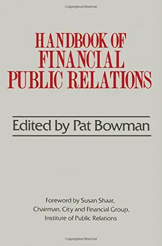 Cover of Handbook of Financial Public Relations