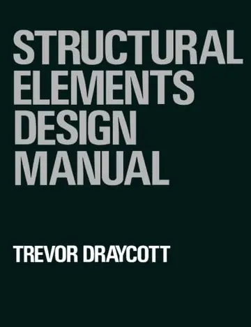 Cover of Structural Elements Design Manual