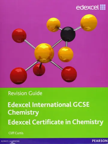 Cover of Edexcel International GCSE Chemistry Revision Guide with Student CD