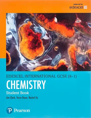 Cover of Chemistry Student Book (Edexcel IGCSE Program) for Grade 9 & 10 by Pearson