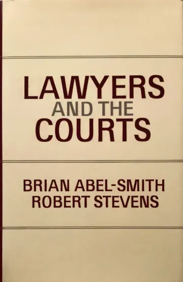 Cover of Lawyers and the Courts
