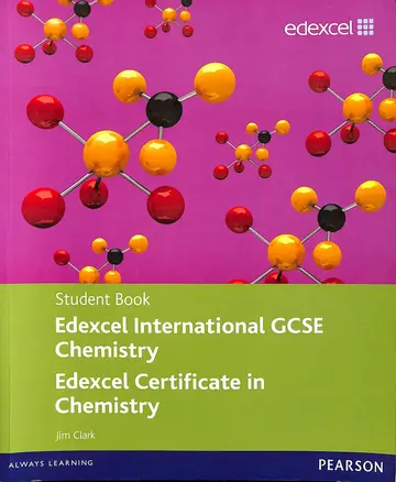 Cover of Edexcel International GCSE Chemistry Student Book with ActiveBook CD