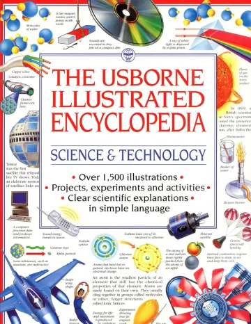 Cover of The Usborne Illustrated Encyclopedia Science and Technology