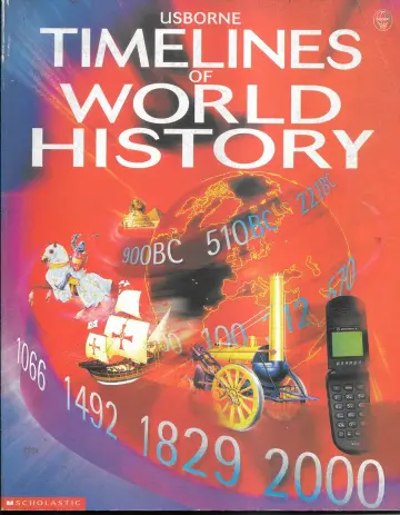 Cover of Usborne Timelines of World History
