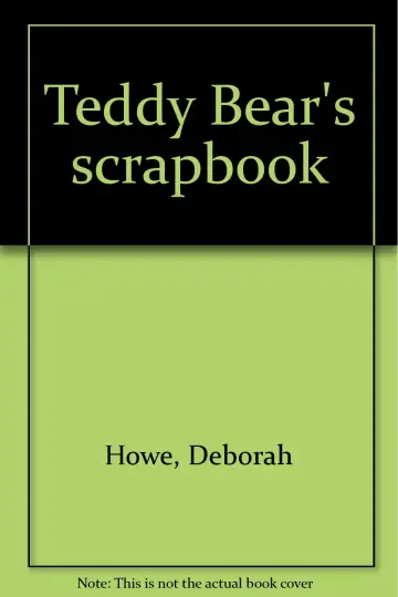 Cover of Teddy Bear's scrapbook