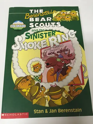 Cover of The Berenstain Bear Scouts and the Sinister Smoke Ring