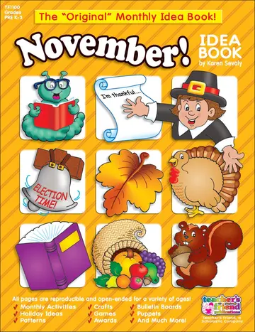 Cover of November Monthly Idea Book
