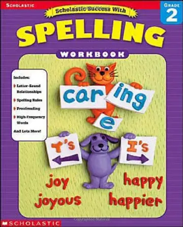 Cover of Scholastic Success with Spelling Workbook