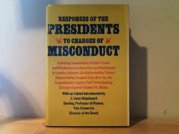 Cover of Responses of the Presidents to Charges of Misconduct