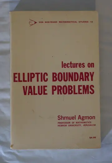 Cover of Lectures on Elliptic Boundary Value Problems