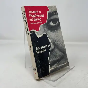 Cover of Toward a Psychology of Being
