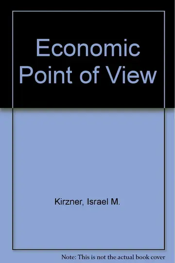 Cover of Economic Point of View