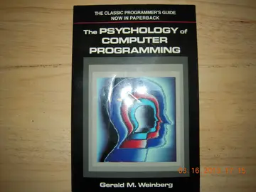 Cover of The Psychology of Computer Programming