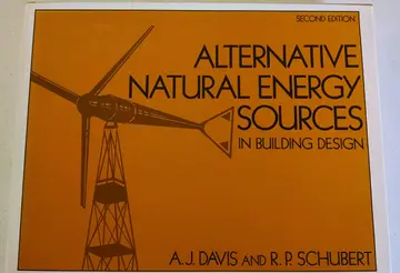Cover of Alternative Natural Energy Sources in Building Design