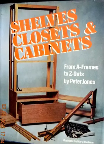 Cover of Shelves, Closets and Cabinets