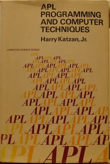 Cover of A. P. L. Programming and Computer Techniques