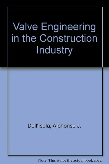 Cover of Valve Engineering in the Construction Industry