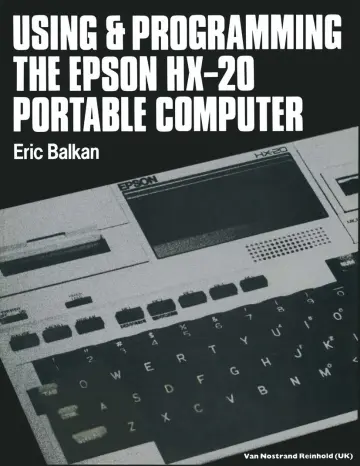 Cover of Using and Programming the Epson HX20 Portable Computer