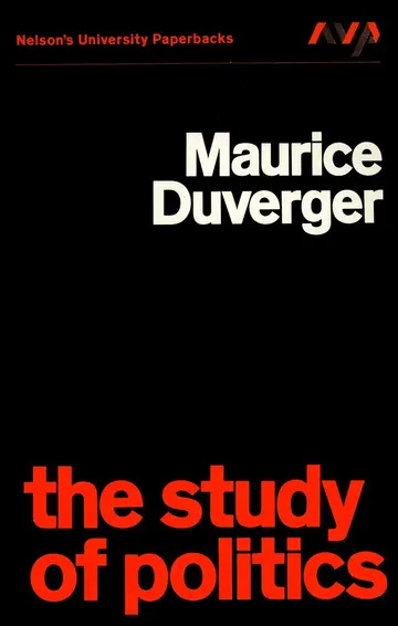 Cover of The Study of Politics